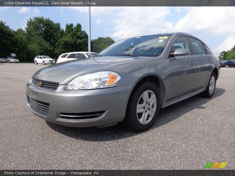 Dark Silver Metallic / Gray 2009 Chevrolet Impala LS