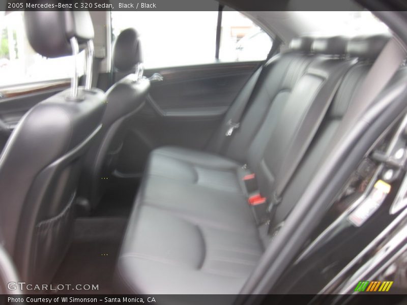Black / Black 2005 Mercedes-Benz C 320 Sedan