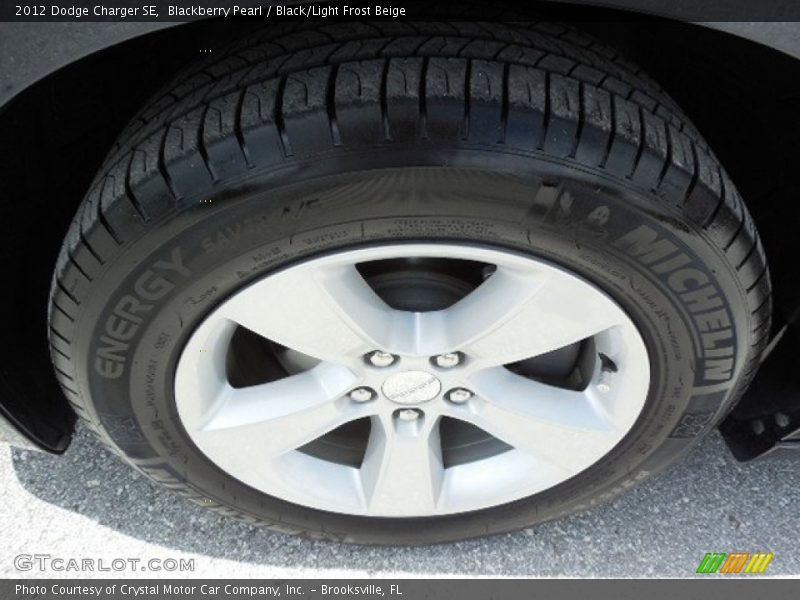 Blackberry Pearl / Black/Light Frost Beige 2012 Dodge Charger SE