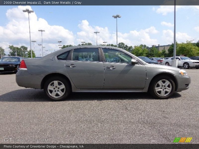 Dark Silver Metallic / Gray 2009 Chevrolet Impala LS