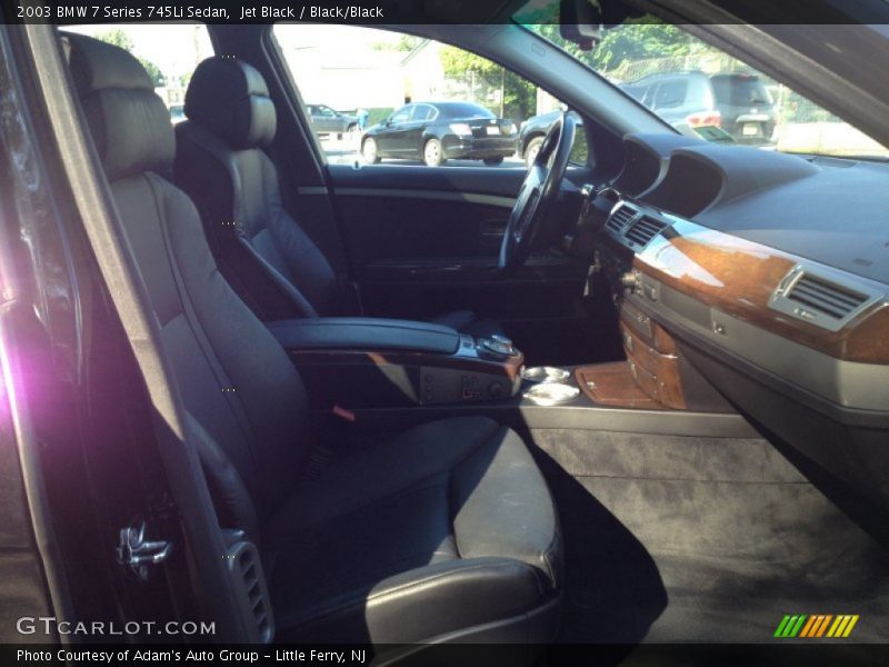 Jet Black / Black/Black 2003 BMW 7 Series 745Li Sedan