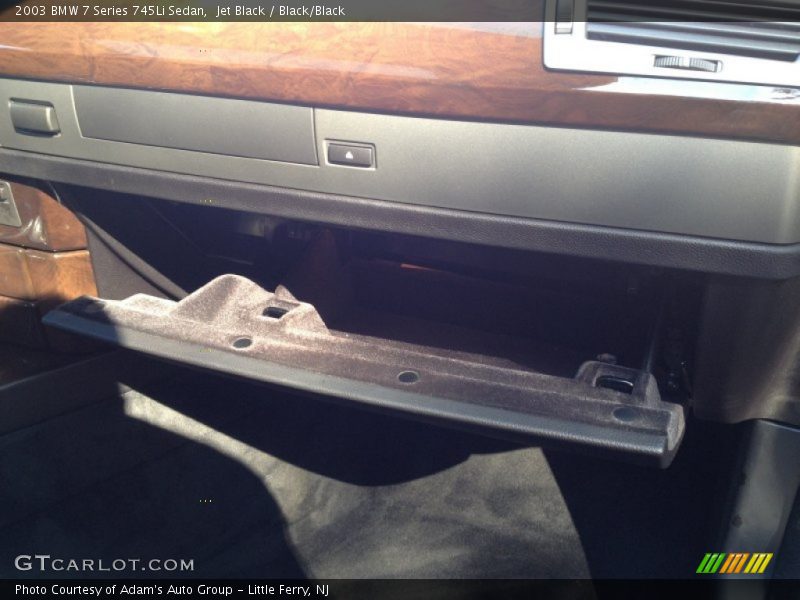 Jet Black / Black/Black 2003 BMW 7 Series 745Li Sedan