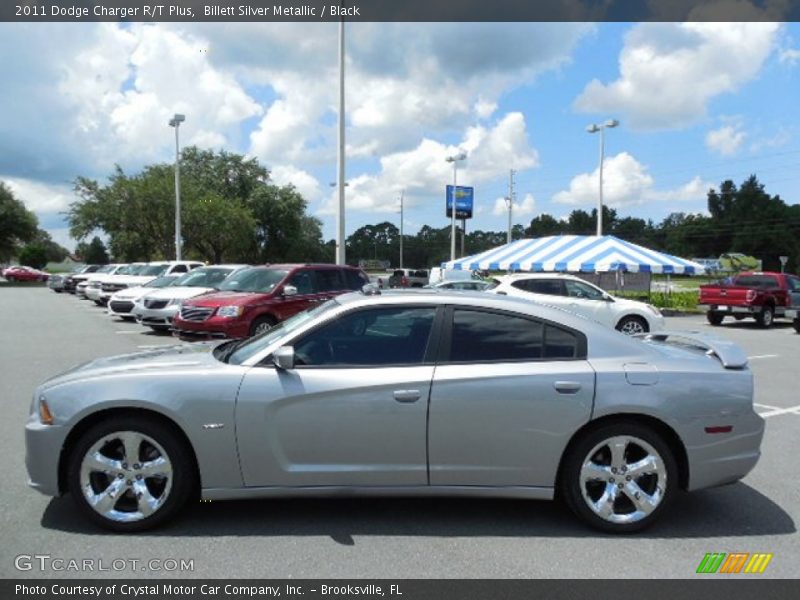 Billett Silver Metallic / Black 2011 Dodge Charger R/T Plus