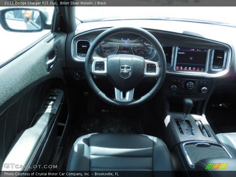 Billett Silver Metallic / Black 2011 Dodge Charger R/T Plus