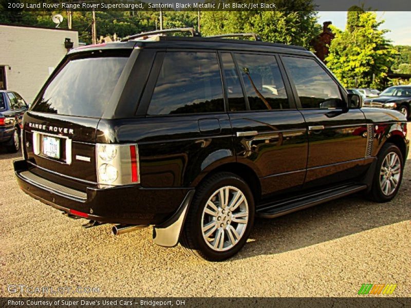 Santorini Black Metallic / Jet Black/Jet Black 2009 Land Rover Range Rover Supercharged