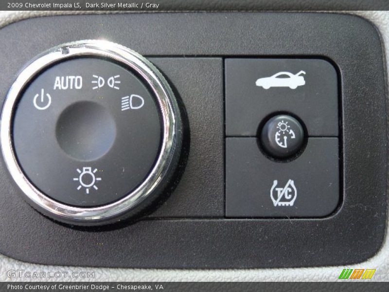 Dark Silver Metallic / Gray 2009 Chevrolet Impala LS