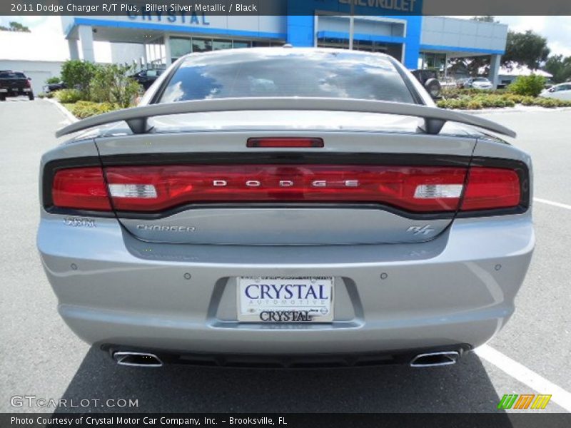 Billett Silver Metallic / Black 2011 Dodge Charger R/T Plus