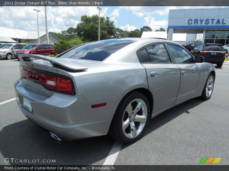 Billett Silver Metallic / Black 2011 Dodge Charger R/T Plus