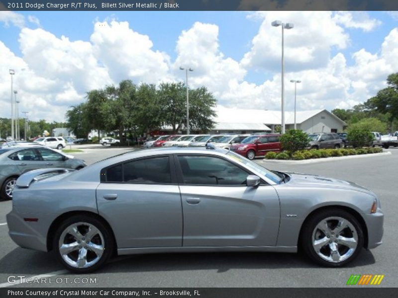 Billett Silver Metallic / Black 2011 Dodge Charger R/T Plus