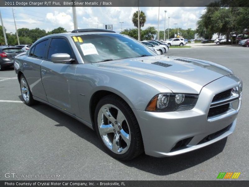 Billett Silver Metallic / Black 2011 Dodge Charger R/T Plus