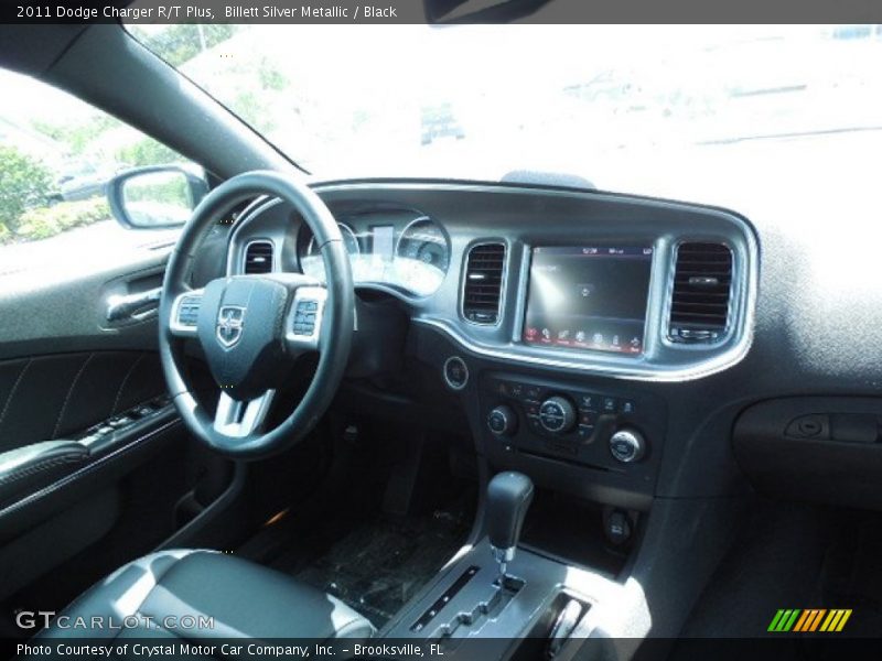 Billett Silver Metallic / Black 2011 Dodge Charger R/T Plus