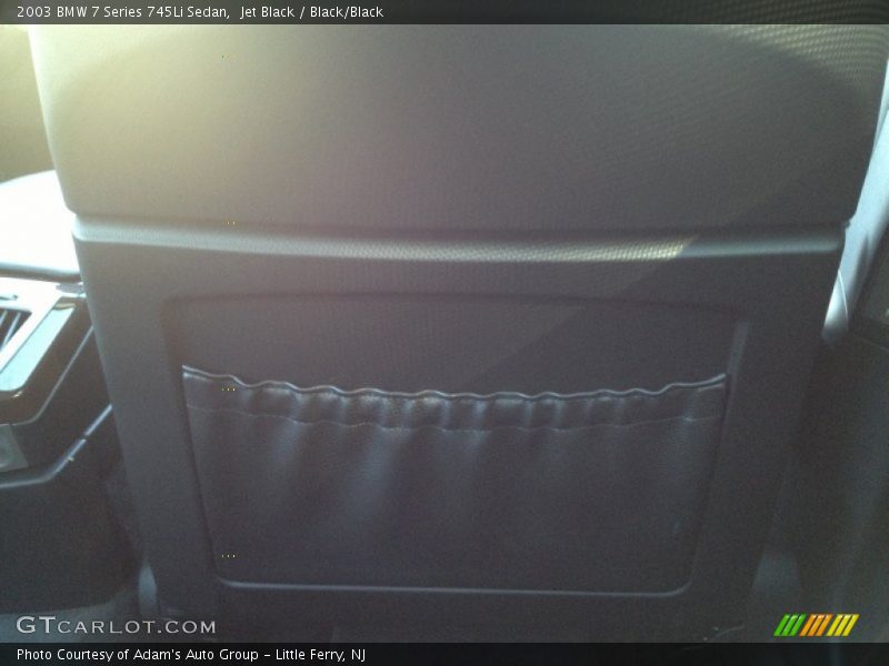 Jet Black / Black/Black 2003 BMW 7 Series 745Li Sedan