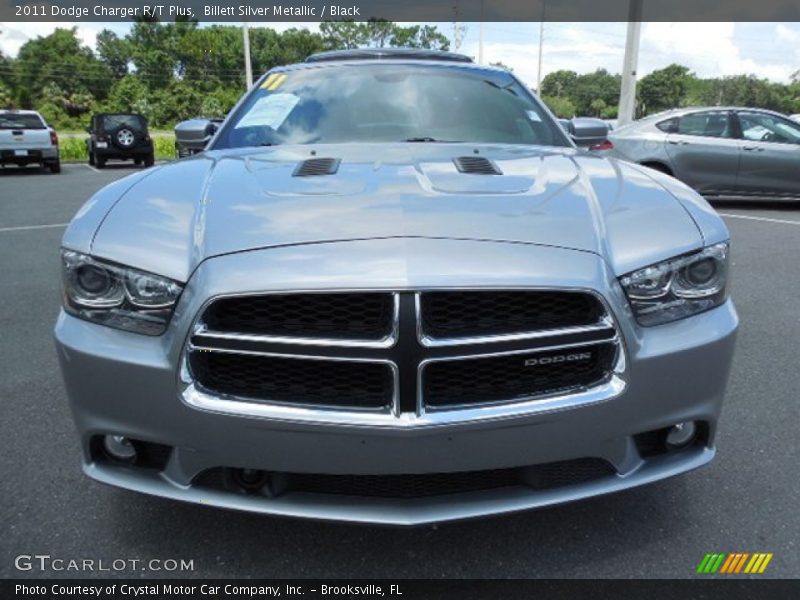 Billett Silver Metallic / Black 2011 Dodge Charger R/T Plus