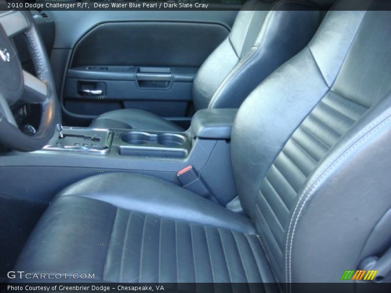 Deep Water Blue Pearl / Dark Slate Gray 2010 Dodge Challenger R/T