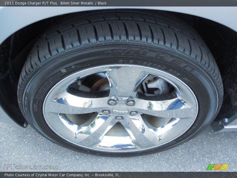 Billett Silver Metallic / Black 2011 Dodge Charger R/T Plus