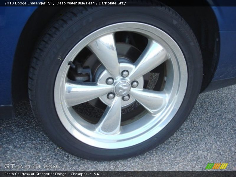 Deep Water Blue Pearl / Dark Slate Gray 2010 Dodge Challenger R/T