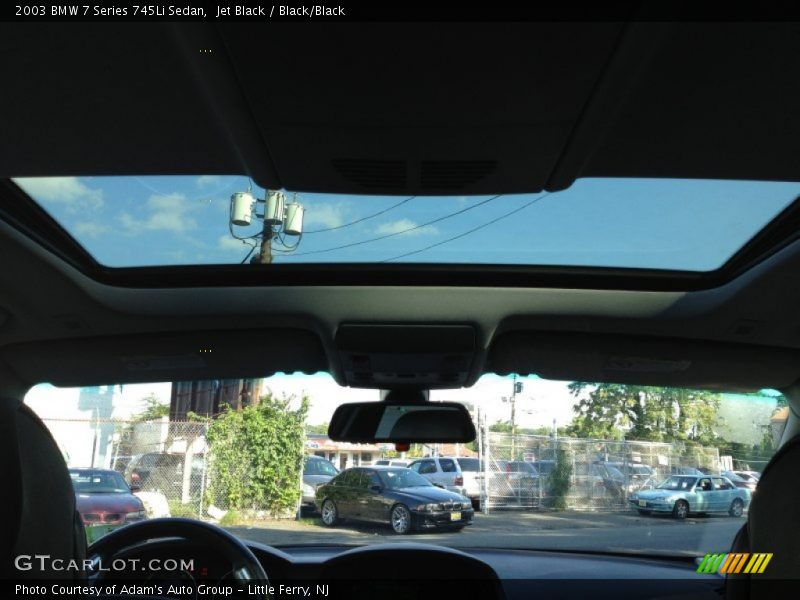 Jet Black / Black/Black 2003 BMW 7 Series 745Li Sedan