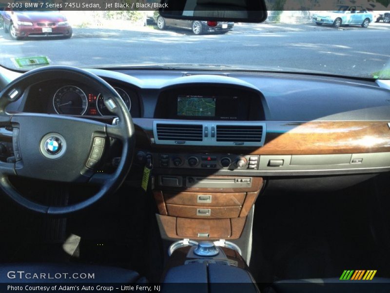Jet Black / Black/Black 2003 BMW 7 Series 745Li Sedan