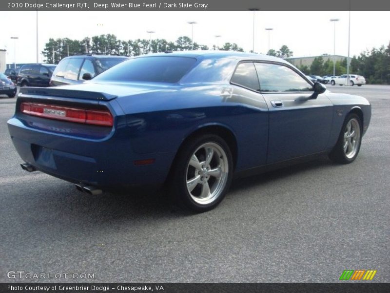 Deep Water Blue Pearl / Dark Slate Gray 2010 Dodge Challenger R/T
