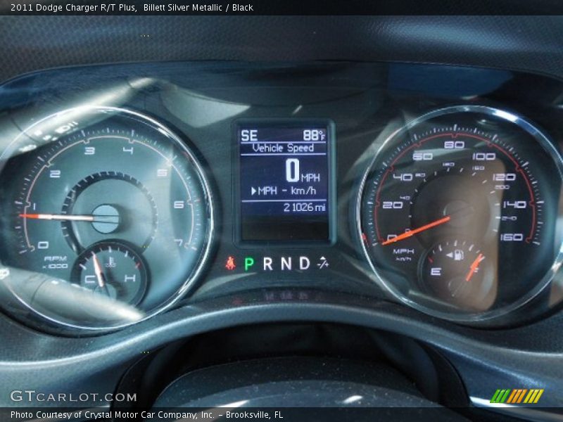Billett Silver Metallic / Black 2011 Dodge Charger R/T Plus