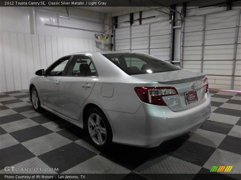 Classic Silver Metallic / Light Gray 2012 Toyota Camry SE