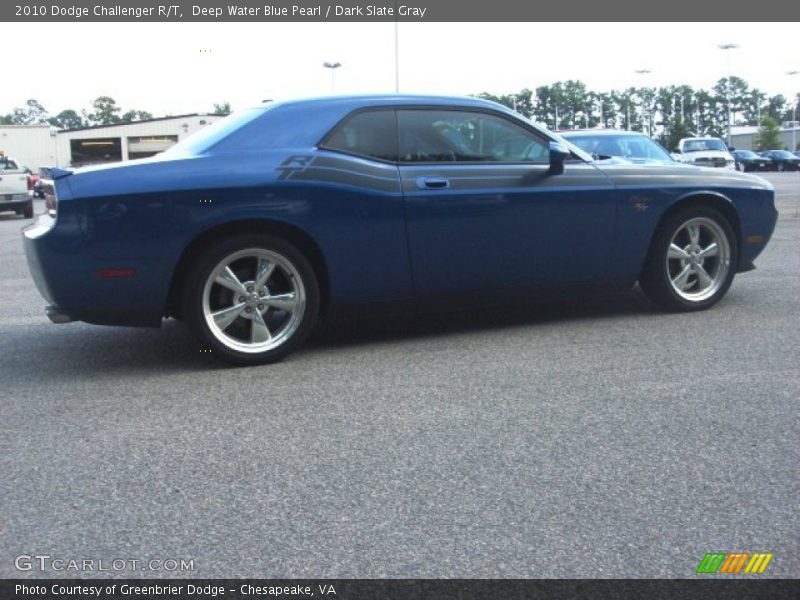 Deep Water Blue Pearl / Dark Slate Gray 2010 Dodge Challenger R/T