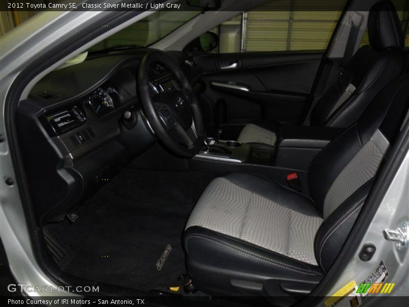 Classic Silver Metallic / Light Gray 2012 Toyota Camry SE