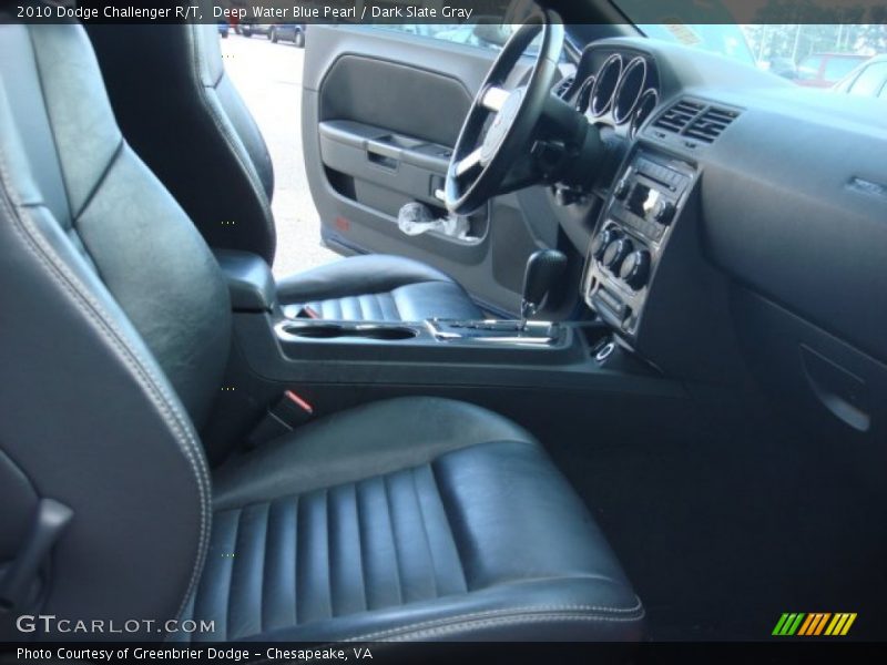 Deep Water Blue Pearl / Dark Slate Gray 2010 Dodge Challenger R/T