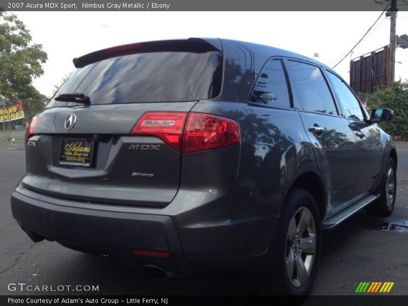 Nimbus Gray Metallic / Ebony 2007 Acura MDX Sport