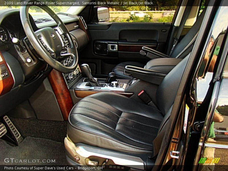 Santorini Black Metallic / Jet Black/Jet Black 2009 Land Rover Range Rover Supercharged