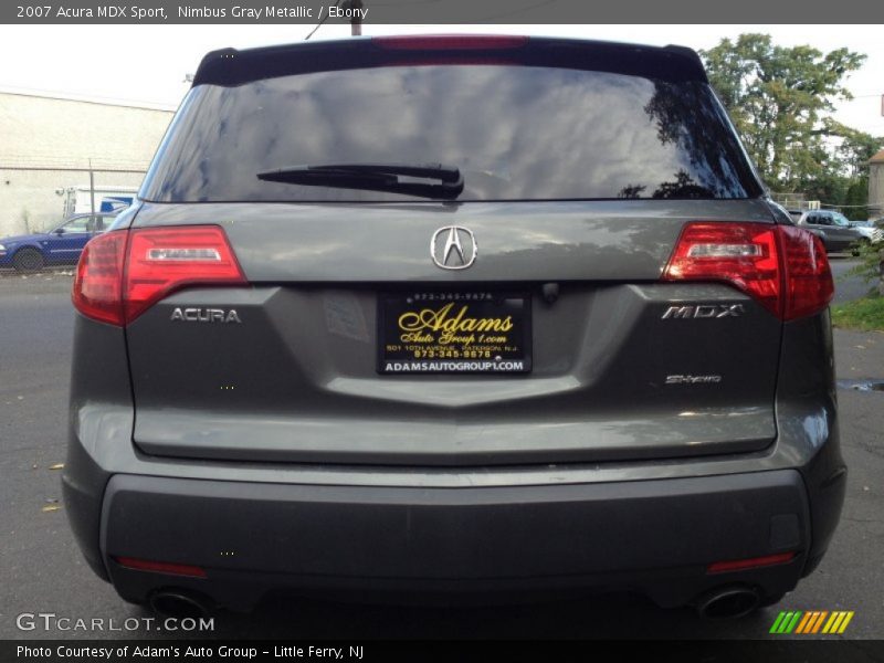 Nimbus Gray Metallic / Ebony 2007 Acura MDX Sport