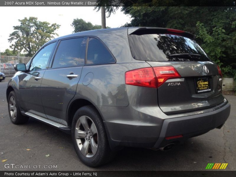 Nimbus Gray Metallic / Ebony 2007 Acura MDX Sport