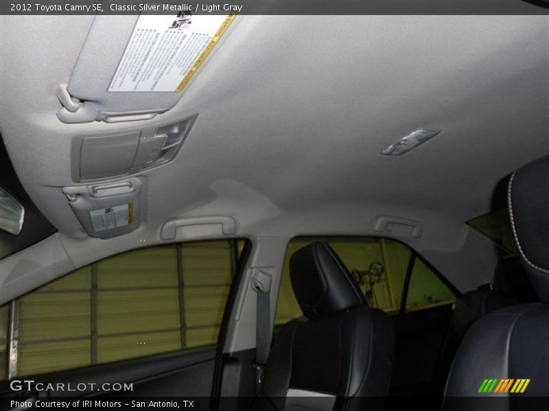 Classic Silver Metallic / Light Gray 2012 Toyota Camry SE