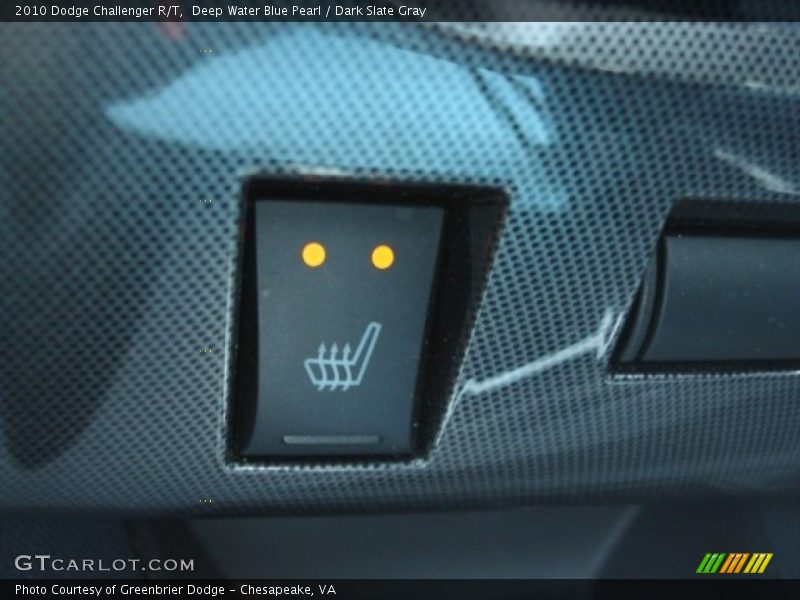 Deep Water Blue Pearl / Dark Slate Gray 2010 Dodge Challenger R/T