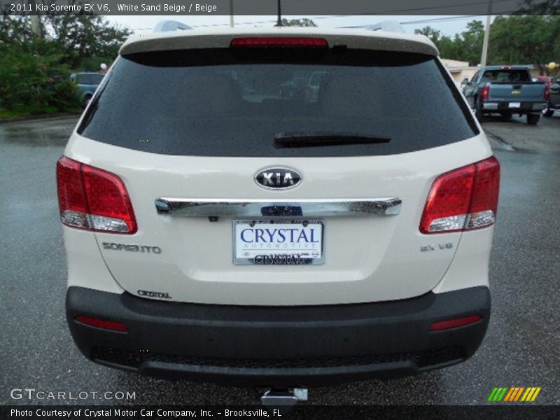 White Sand Beige / Beige 2011 Kia Sorento EX V6