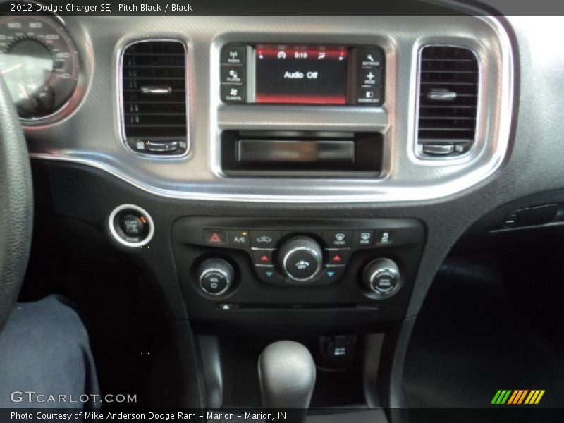 Pitch Black / Black 2012 Dodge Charger SE