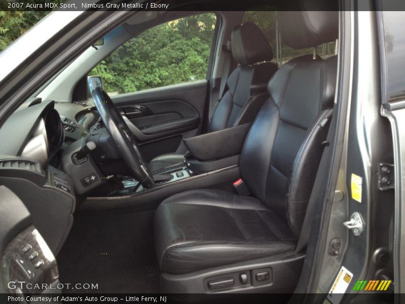 Nimbus Gray Metallic / Ebony 2007 Acura MDX Sport