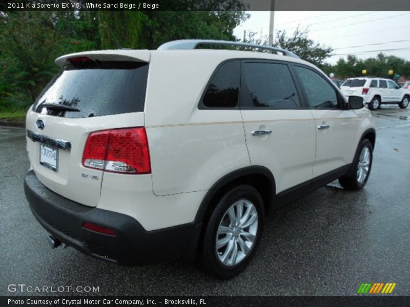 White Sand Beige / Beige 2011 Kia Sorento EX V6