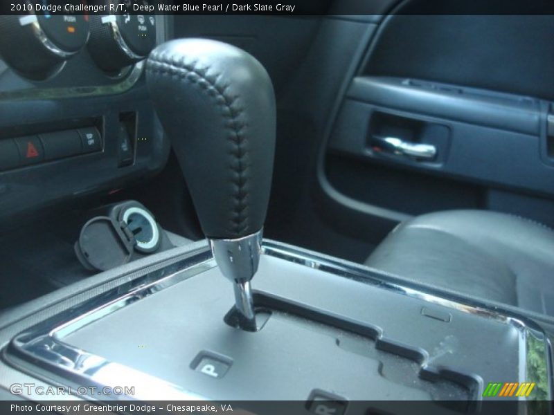 Deep Water Blue Pearl / Dark Slate Gray 2010 Dodge Challenger R/T