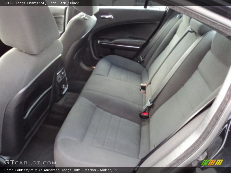 Pitch Black / Black 2012 Dodge Charger SE