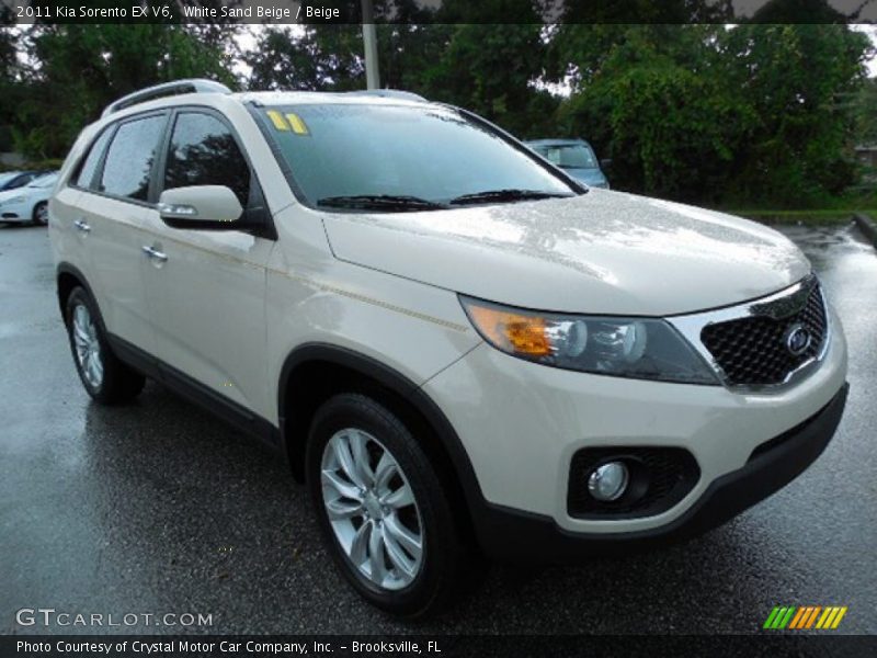 White Sand Beige / Beige 2011 Kia Sorento EX V6