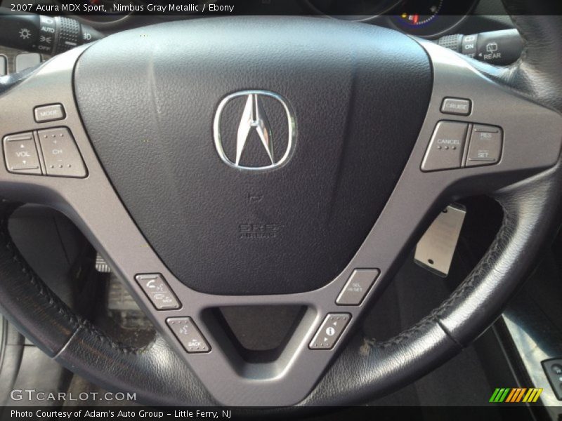 Nimbus Gray Metallic / Ebony 2007 Acura MDX Sport