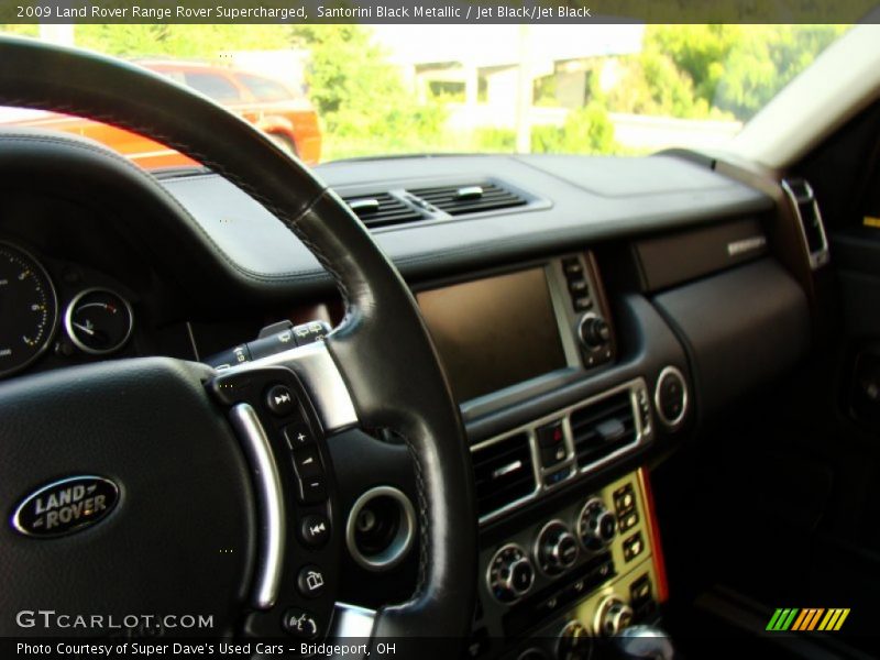 Santorini Black Metallic / Jet Black/Jet Black 2009 Land Rover Range Rover Supercharged