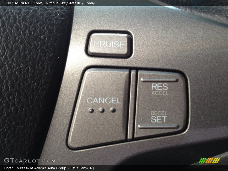 Nimbus Gray Metallic / Ebony 2007 Acura MDX Sport