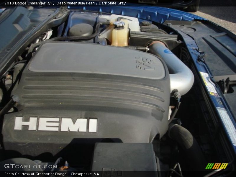 Deep Water Blue Pearl / Dark Slate Gray 2010 Dodge Challenger R/T