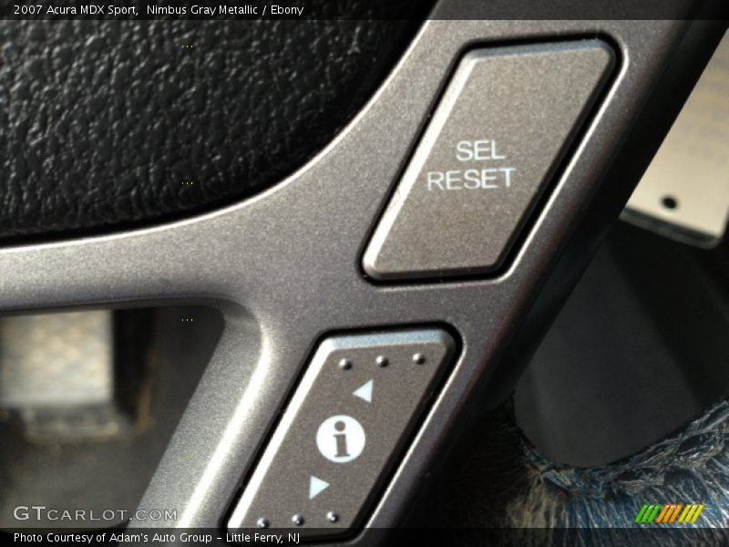 Nimbus Gray Metallic / Ebony 2007 Acura MDX Sport