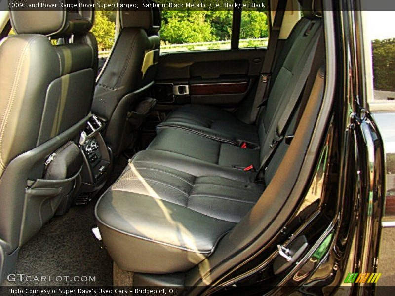 Santorini Black Metallic / Jet Black/Jet Black 2009 Land Rover Range Rover Supercharged