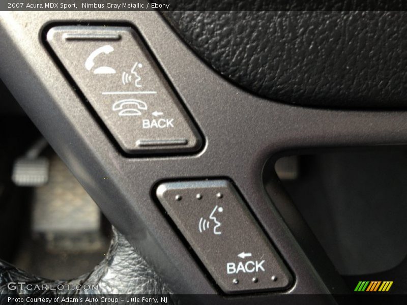 Nimbus Gray Metallic / Ebony 2007 Acura MDX Sport