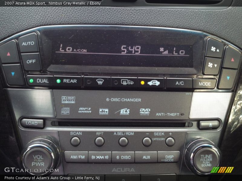 Nimbus Gray Metallic / Ebony 2007 Acura MDX Sport