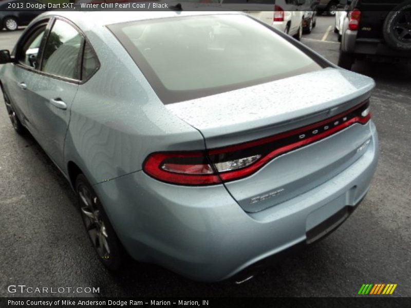 Winter Chill Pearl Coat / Black 2013 Dodge Dart SXT